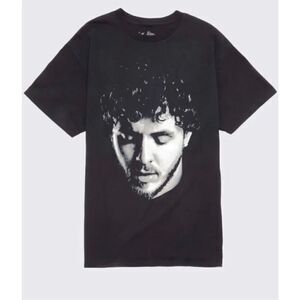 Jack Harlow Portrait Graphic T-shirt Brand‎ New Black- Size-Medium